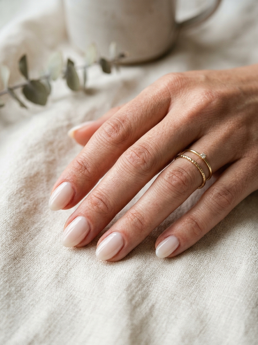 Milky Minimal Nails als Minimal Nails Inspiration 2026